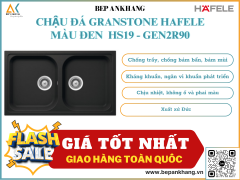 CHẬU ĐÁ GRANSTONE HAFELE MÀU ĐEN  HS19 - GEN2R90 570.35.380